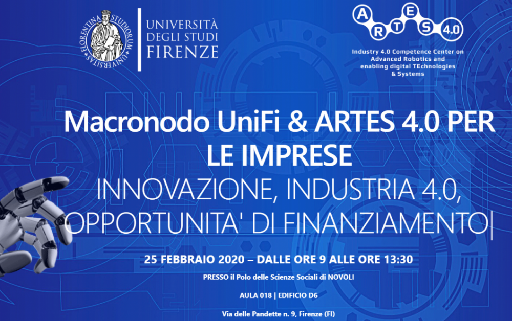 Macronodo UniFI & ARTES 4.0 Industria 4.0- 2020
