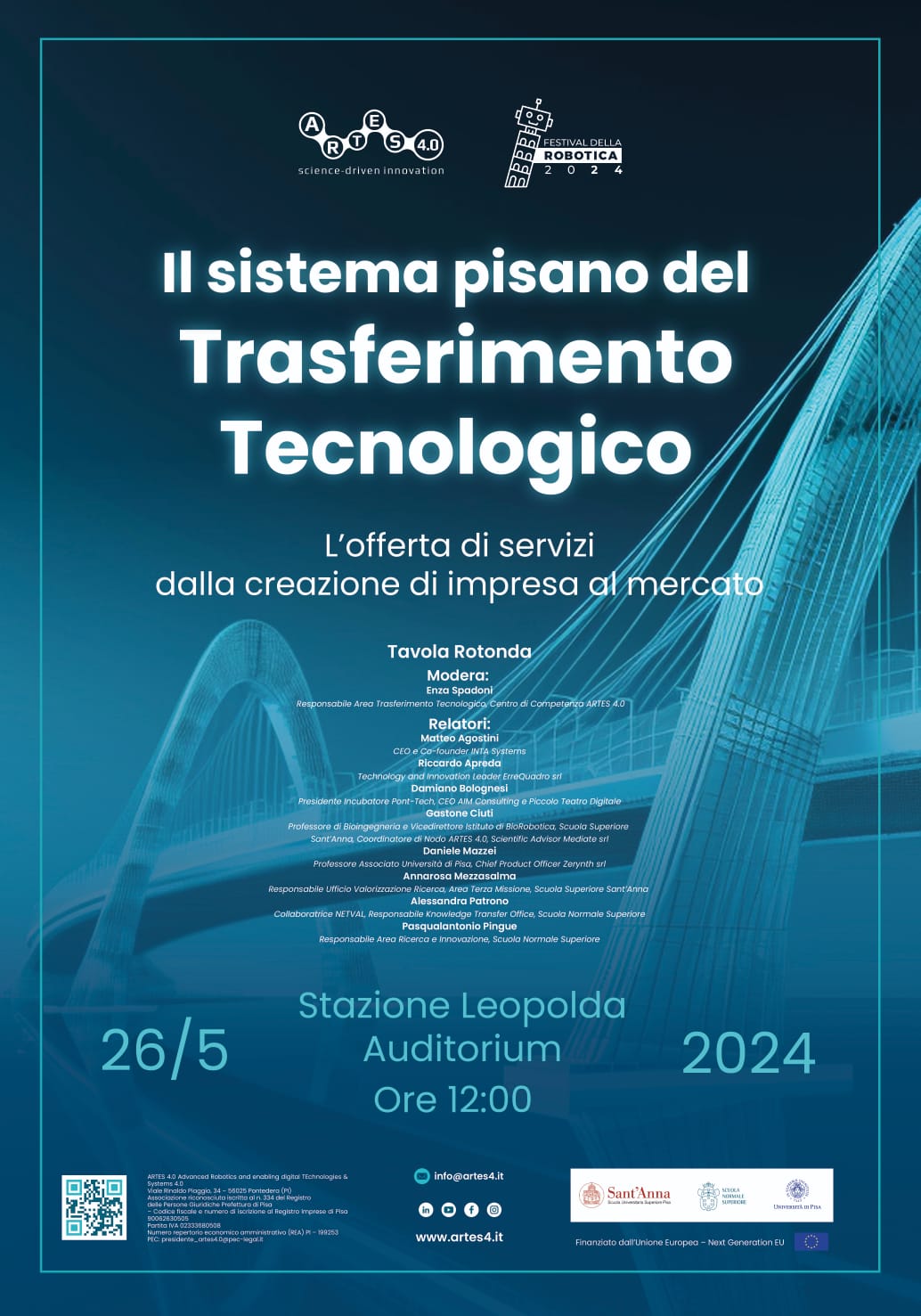 Trasferimento Tecnologico al Festival della Robotica di Pisa
