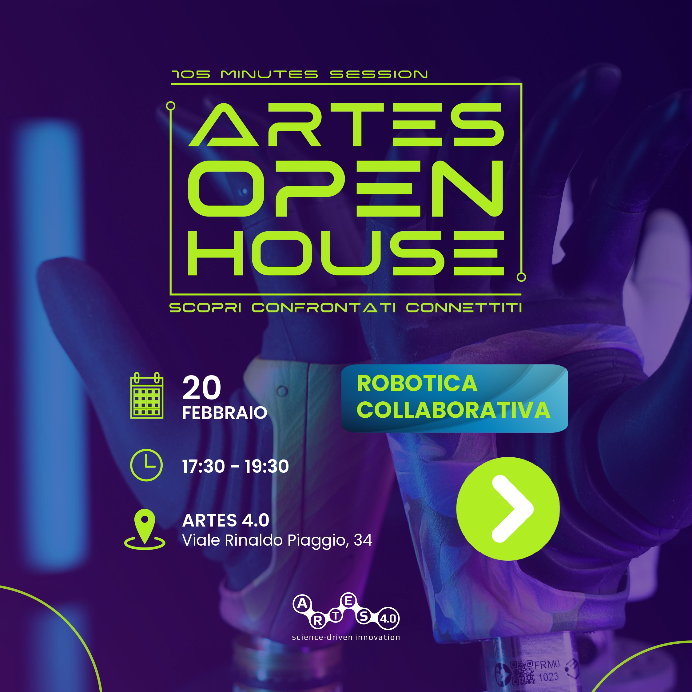 ARTES OpenHouse: Robotica Collaborativa | 20 febbraio 2025